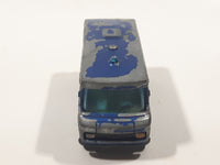 Vintage PlayArt Mercedes Benz Fourgon Van Bus County Police 326 Blue Die Cast Toy Car Vehicle