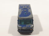 Vintage PlayArt Mercedes Benz Fourgon Van Bus County Police 326 Blue Die Cast Toy Car Vehicle