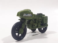 Vintage 1983 Hasbro GI Joe MC1027 RAM Rapid Fire Motor Cycle Dark Army Green Die Cast Toy Car Vehicle
