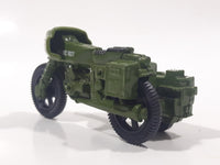 Vintage 1983 Hasbro GI Joe MC1027 RAM Rapid Fire Motor Cycle Dark Army Green Die Cast Toy Car Vehicle