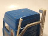 Vintage Majorette Globetrotter Eagle Trucks Semi Tractor Trailer Blue and White 1/60 Scale Die Cast Toy Car Vehicle