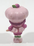 Vintage 1980s Kenner Strawberry Shortcake Raspberry Tart 2 1/4" Tall Toy Figure