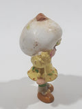 Vintage 1980s Kenner Strawberry Shortcake Lemon Meringue 2 1/4" Tall Toy Figure