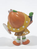 Vintage 1980s Kenner Strawberry Shortcake Orange Blossom 2 1/4" Tall Toy Figure