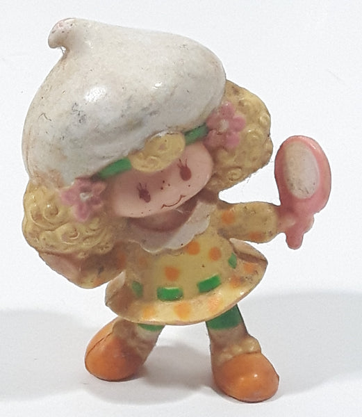 Vintage 1980s Kenner Strawberry Shortcake Lemon Meringue 2 1/4" Tall Toy Figure