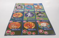 1999 Burger King Nintendo Pokemon Movie 9 Card Uncut Sheet #2