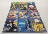 1999 Burger King Nintendo Pokemon Movie 9 Card Uncut Sheet #16