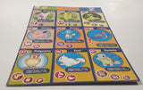 1999 Burger King Nintendo Pokemon Movie 9 Card Uncut Sheet #16