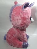 2014 Ty Beanie Boos Unicorn Magic Pink Large 20" Tall Toy Stuffed Plush