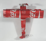 Vintage Coca Cola Can 7" Long Bi-Plane Airplane Folk Art Sculpture