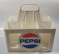 Vintage Pepsi-Cola 4.5L 6 x 750mL White Plastic Bottle Holder Carrying Case