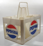 Vintage Pepsi-Cola 4.5L 6 x 750mL White Plastic Bottle Holder Carrying Case