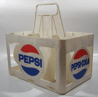 Vintage Pepsi-Cola 4.5L 6 x 750mL White Plastic Bottle Holder Carrying Case