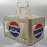 Vintage Pepsi-Cola 4.5L 6 x 750mL White Plastic Bottle Holder Carrying Case