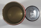 1997 Chupa Chups Cola Mix Cola Lemon Cherry Cola Red 10" Tall Metal Can Shaped Container