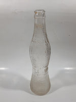 Antique 1926 Whistle 6 1/2 Fl oz Embossed Clear Glass Beverage Bottle Vancouver B.C.