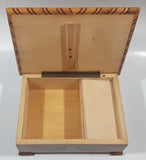 Vintage Reuge Inlaid Wood Musical Jewelry Box