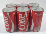 Vintage Coca Cola Coke Six Pack of Cans Still Together Some Still Full