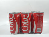 Vintage Coca Cola Coke Six Pack of Cans Still Together Some Still Full