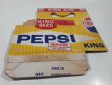 Vintage Pepsi Cola 10 Ounce King Size 6 Pack Glass Bottle Cardboard Carrying Case