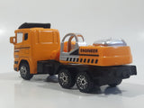 King Power Engineer Excavator Hauling Truck Yellow Plastic and Metal Die Cast Toy Car Vehicle