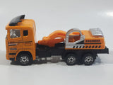 King Power Engineer Excavator Hauling Truck Yellow Plastic and Metal Die Cast Toy Car Vehicle