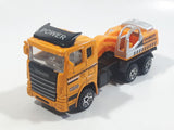 King Power Engineer Excavator Hauling Truck Yellow Plastic and Metal Die Cast Toy Car Vehicle