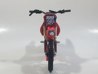 Adventure Force Nitro Circus Hyper 86 Travis Pastrana 1999 Red Motocross Dirt Bike Red Die Cast Toy Vehicle
