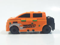 Greenbrier Hot Valor Speed Power Racing Green and Bright Orange Flipping Toy Car Vehicle