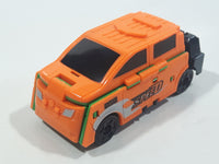 Greenbrier Hot Valor Speed Power Racing Green and Bright Orange Flipping Toy Car Vehicle