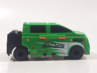 Greenbrier Hot Valor Speed Power Racing Green and Bright Orange Flipping Toy Car Vehicle