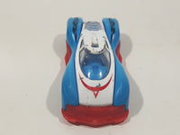 Greenbrier 9893 Blue White Red Die Cast Toy Car Vehicle