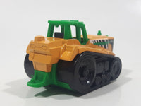 2014 Matchbox MBX Construction Seed Shaker Yellow and Green Die Cast Toy Car Vehicle