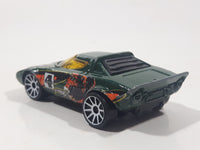 2004 Hot Wheels Tiki Torchers Lancia Stratos #4 Green Die Cast Toy Car Vehicle