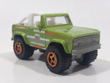 2016 Matchbox MBX Explorers Ford Bronco 4x4 1972 Green Die Cast Toy Car Vehicle