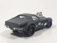2021 Hot Wheels Nightburnerz Gas Monkey '68 Corvette Matte Dark Grey Die Cast Toy Car Vehicle