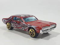 2003 Hot Wheels HW Anime '68 Mercury Cougar Quyen Dark Orange Red Die Cast Toy Muscle Car Vehicle