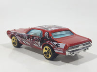 2003 Hot Wheels HW Anime '68 Mercury Cougar Quyen Dark Orange Red Die Cast Toy Muscle Car Vehicle