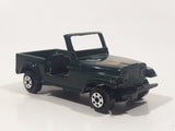 Vintage 1980s Yatming No. 1608 Jeep CJ7 Dark Green Die Cast Toy Car Vehicle