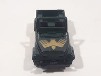 Vintage 1980s Yatming No. 1608 Jeep CJ7 Dark Green Die Cast Toy Car Vehicle