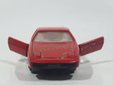 Vintage Soma Pontiac Fiero Turbo Red Die Cast Toy Car Vehicle with Opening Doors