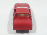 Vintage Soma Pontiac Fiero Turbo Red Die Cast Toy Car Vehicle with Opening Doors