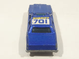 1985 Hot Wheels Sheriff Patrol Metalflake Blue Die Cast Toy Cop Police Car Vehicle