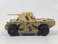 Vintage 1993 Lesney Matchbox Superfast Rolamatics No. 73 Weasel Tank Tan and Brown Camouflage Die Cast Toy Car Vehicle