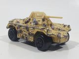 Vintage 1993 Lesney Matchbox Superfast Rolamatics No. 73 Weasel Tank Tan and Brown Camouflage Die Cast Toy Car Vehicle