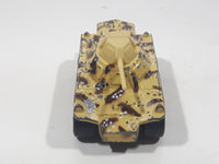 Vintage 1993 Lesney Matchbox Superfast Rolamatics No. 73 Weasel Tank Tan and Brown Camouflage Die Cast Toy Car Vehicle