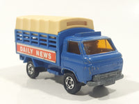 Vintage Tomica Nissan Caball Daily News Truck Blue 1/68 Scale Die Cast Toy Car Vehicle Made in Japan