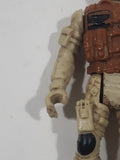 Vintage G.I. Joe Style Pilot Soldier 3 3/4" Tall Toy Action Figure Chewed Hands