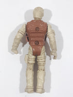 Vintage G.I. Joe Style Pilot Soldier 3 3/4" Tall Toy Action Figure Chewed Hands