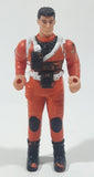 2001 McDonald's Hasbro Action Man Orange 3 3/4" Tall Toy Action Figure